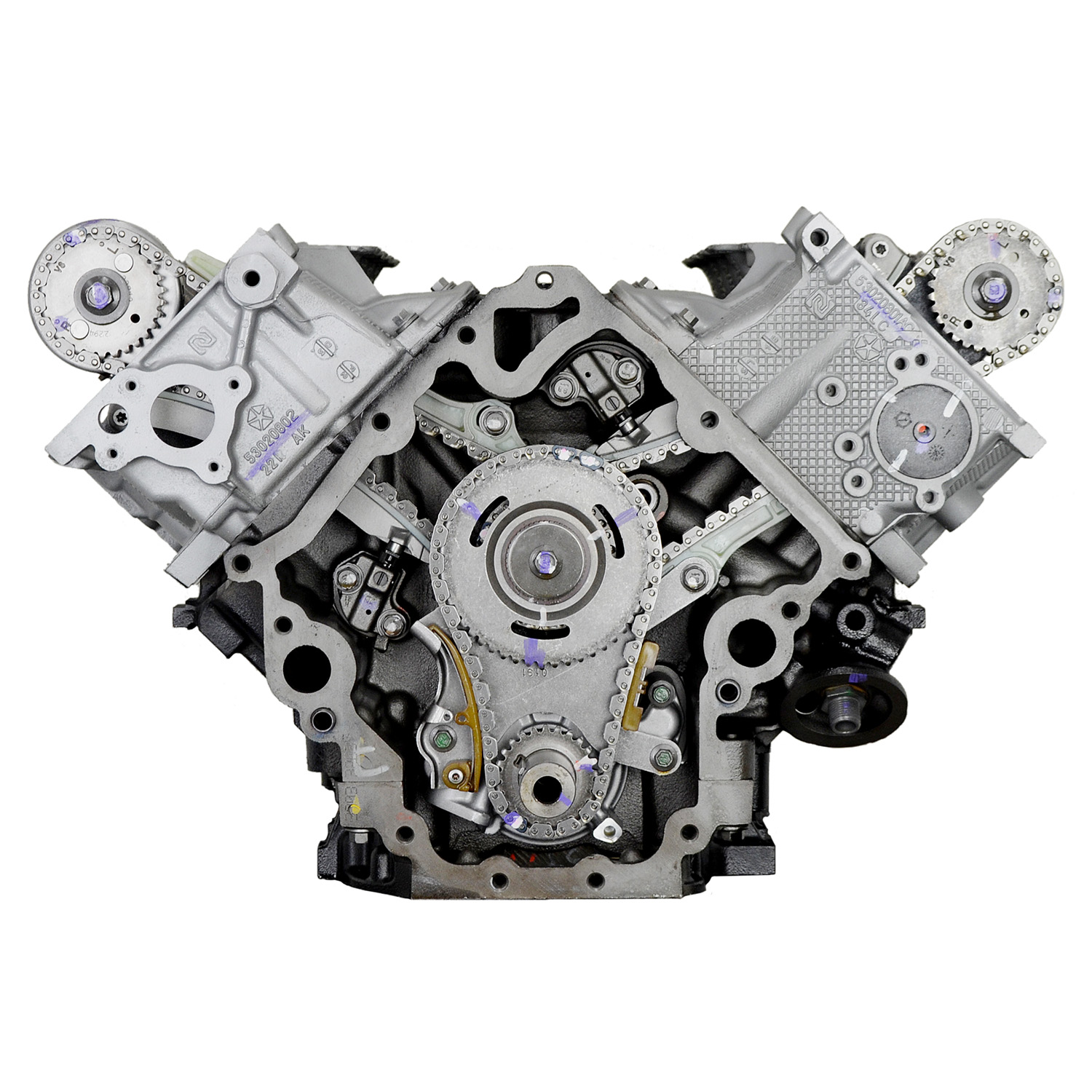 Chrysler 4.7L V8 Remanufactured Engine – 2003- 32 Tooth  With EGR 4×4 Applications